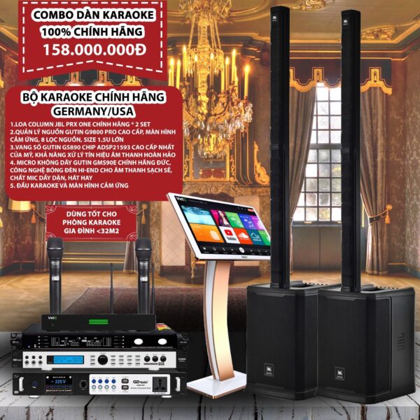 DÀN KARAOKE NGHE NHẠC CAO CẤP JBL PRX CHÍNH HÃNG MỸ